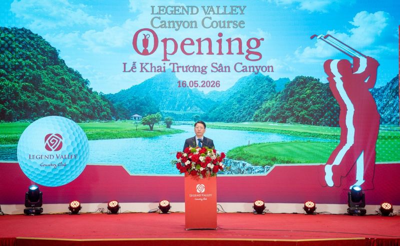 Ông Trần Song Tùng - Phó Chủ tịch thường trực UBND tỉnh Ninh Bình - kỳ vọng Legend Valley Country Club hoàn thiện 36 hố sẽ mang đến động lực góp phần thúc đẩy kinh tế - xã hội của địa phương.
